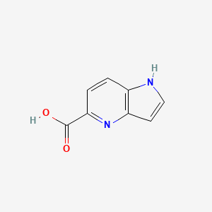 1H-Pyrrolo[3,2-b]pyridine-5-carboxylic acid chemical structure (CAS 872355-64-1)