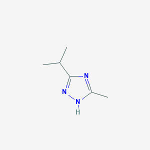 3-ISopropyl-5-methyl-4H-[1,2,4]triazole chemical structure (CAS 87268-63-1)