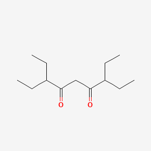 3,7-Diethylnonane-4,6-dione chemical structure (CAS 872802-98-7)