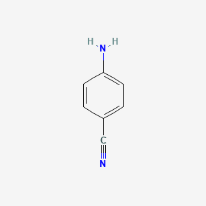 4-Aminobenzonitrile chemical structure (CAS 873-74-5)