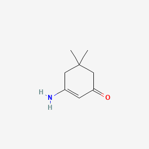 3-Amino-5,5-dimethylcyclohex-2-enone chemical structure (CAS 873-95-0)