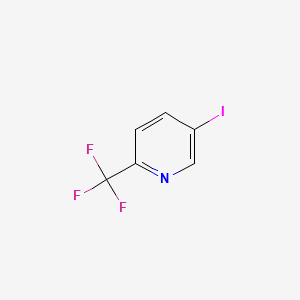5-Iodo-2-(trifluoromethyl)pyridine chemical structure (CAS 873107-98-3)