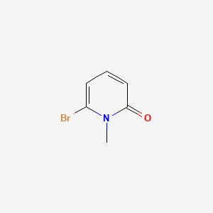6-Bromo-1-methylpyridin-2(1H)-one chemical structure (CAS 873383-11-0)