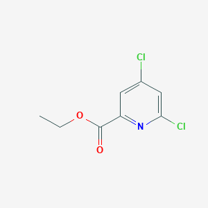 Ethyl 4,6-dichloropicolinate chemical structure (CAS 873450-61-4)