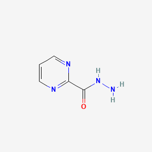 Pyrimidine-2-carbohydrazide chemical structure (CAS 87362-28-5)
