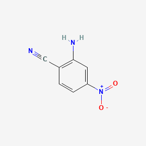 2-Amino-4-nitrobenzonitrile chemical structure (CAS 87376-25-8)