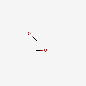 2-methyloxetan-3-one chemical structure (CAS 87385-83-9)