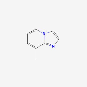 8-Methylimidazo[1,2-a]pyridine chemical structure (CAS 874-10-2)