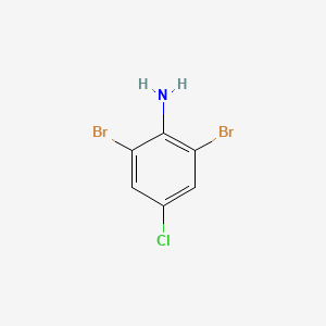 4-Chloro-2,6-dibromoaniline chemical structure (CAS 874-17-9)