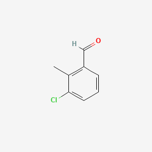 3-Chloro-2-methylbenzaldehyde chemical structure (CAS 874-27-1)