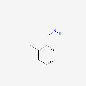 N-Methyl-1-(o-tolyl)methanamine chemical structure (CAS 874-33-9)