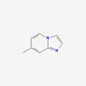 7-Methylimidazo[1,2-a]pyridine chemical structure (CAS 874-39-5)