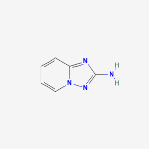 [1,2,4]Triazolo[1,5-a]pyridin-2-amine chemical structure (CAS 874-46-4)