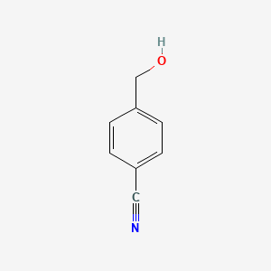 4-(Hydroxymethyl)benzonitrile chemical structure (CAS 874-89-5)