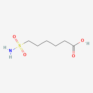 6-Sulfamoylhexanoic acid chemical structure (CAS 874007-76-8)