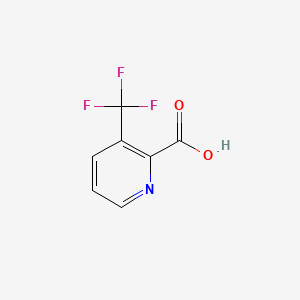 3-(Trifluoromethyl)picolinic acid chemical structure (CAS 87407-12-3)