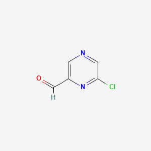 6-Chloropyrazine-2-carbaldehyde chemical structure (CAS 874114-34-8)