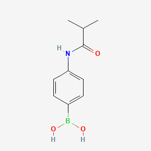 (4-Isobutyramidophenyl)boronic acid chemical structure (CAS 874219-50-8)