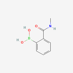 2-(Methylcarbamoyl)phenylboronic acid chemical structure (CAS 874459-85-5)