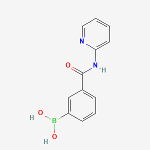 3-(2-Pyridylcarbamoyl)benzeneboronic acid chemical structure (CAS 874459-98-0)