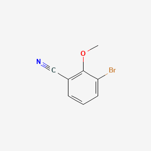 3-Bromo-2-methoxybenzonitrile chemical structure (CAS 874472-98-7)