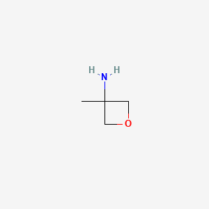 3-Methyloxetan-3-amine chemical structure (CAS 874473-14-0)