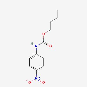 Butyl (4-nitrophenyl)carbamate chemical structure (CAS 87457-99-6)