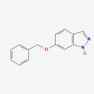 6-(Benzyloxy)-1H-indazole chemical structure (CAS 874668-62-9)