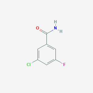 3-Chloro-5-fluorobenzamide chemical structure (CAS 874781-06-3)