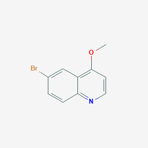 6-Bromo-4-methoxyquinoline chemical structure (CAS 874792-20-8)