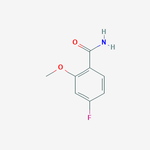 4-Fluoro-2-methoxybenzamide chemical structure (CAS 874804-07-6)