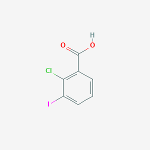 2-Chloro-3-iodobenzoic acid chemical structure (CAS 874817-93-3)