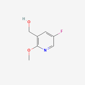 (5-Fluoro-2-methoxypyridin-3-yl)methanol chemical structure (CAS 874822-98-7)