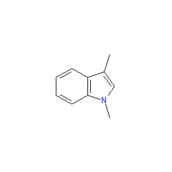 1,3-Dimethyl-1H-indole chemical structure (CAS 875-30-9)