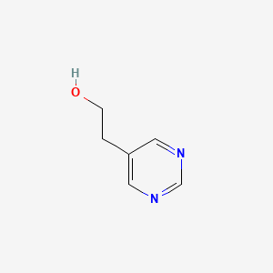 2-(Pyrimidin-5-yl)ethanol chemical structure (CAS 875251-47-1)