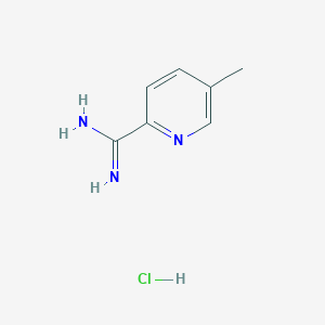 5-Methylpicolinimidamide hydrochloride chemical structure (CAS 875293-96-2)