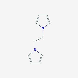 1,2-Di(1H-pyrrol-1-yl)ethane chemical structure (CAS 87543-15-5)