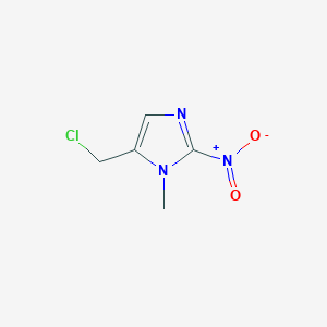 5-(Chloromethyl)-1-methyl-2-nitro-1H-imidazole chemical structure (CAS 87544-76-1)