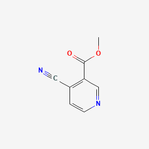 Methyl 4-cyanonicotinate chemical structure (CAS 87544-83-0)