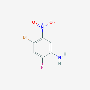 4-Bromo-2-fluoro-5-nitroaniline chemical structure (CAS 87547-06-6)