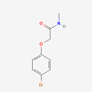2-(4-Bromophenoxy)-N-methylacetamide chemical structure (CAS 875621-88-8)