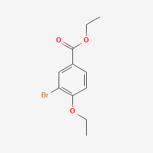 Ethyl 3-bromo-4-ethoxybenzoate chemical structure (CAS 875846-59-6)