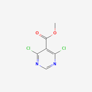 Methyl 4,6-dichloropyrimidine-5-carboxylate chemical structure (CAS 87600-71-3)