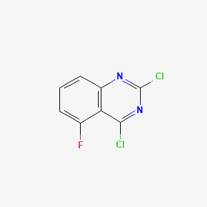 2,4-Dichloro-5-fluoroquinazoline chemical structure (CAS 87611-00-5)