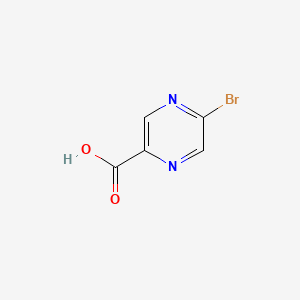 5-Bromopyrazine-2-carboxylic acid chemical structure (CAS 876161-05-6)