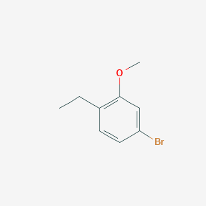 4-Bromo-1-ethyl-2-methoxybenzene chemical structure (CAS 876299-65-9)