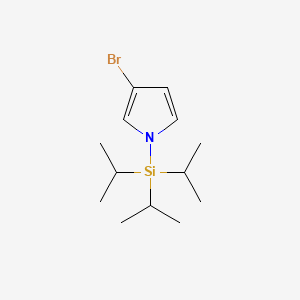3-Bromo-1-(triisopropylsilyl)pyrrole chemical structure (CAS 87630-36-2)