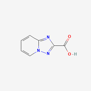[1,2,4]Triazolo[1,5-a]pyridine-2-carboxylic acid chemical structure (CAS 876379-83-8)