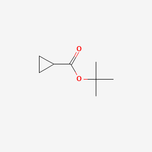 tert-Butyl cyclopropanecarboxylate chemical structure (CAS 87661-20-9)