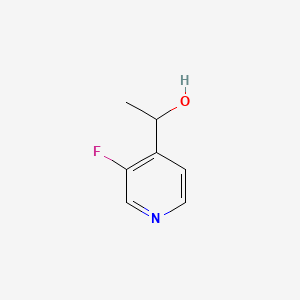 1-(3-Fluoropyridin-4-yl)ethanol chemical structure (CAS 87674-15-5)